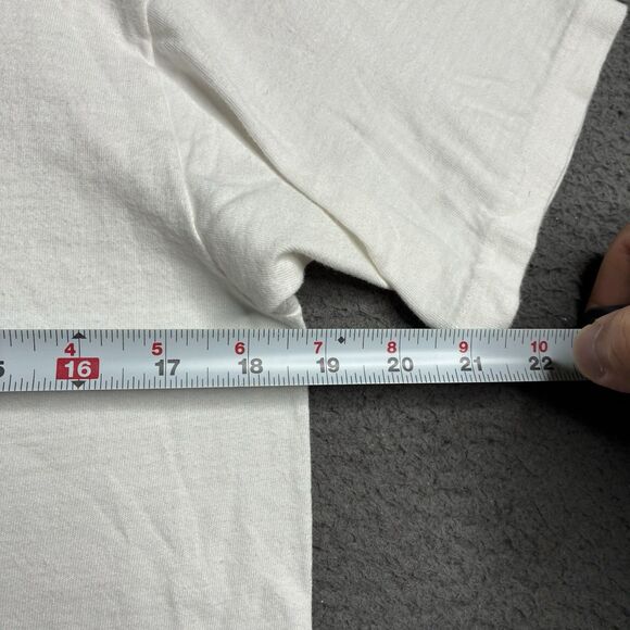 Vintage 80s Texas T-Shirt Mens Medium Yellow Rose Graphic Single Stitch USA Made - Picture 7 of 8